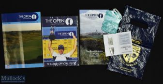 Padraig Harrington 2008 Royal Birkdale Open Golf Championship Related Items (5) incl 2008 Official