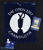 2007 Carnoustie Open Golf Championship official related items (2) to include specially designed