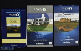 Peter Thomson (5x Open Golf Champion) signed 2010 Open 'Players Edition' Strokesaver Course Guide et