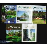 Masters Journal Official Golf Tournament Programmes and Starting Sheet (6) from 2010 onwards,