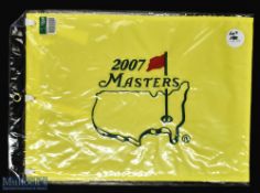 2007 Official Masters Golf Tournament replica embroidered pin flag - won complete with tabs and