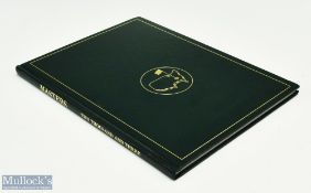 2003 Masters Golf Annual - won by Mike Weir - original green and leather gilt boards comprising full