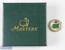 2019 Official Masters 1934-2019 'Scotty Cameron Studio Design' circular map/flag round golf ball