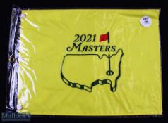 2021 US Masters embroidered golf pin flag - an authentic 2021 Masters Dated Golf Pin Flag