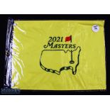 2021 US Masters embroidered golf pin flag - an authentic 2021 Masters Dated Golf Pin Flag