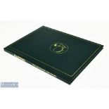 2008 Masters Golf Annual - won by Trevor Immelman - original green and leather gilt boards