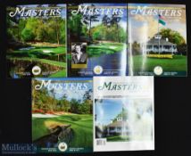 Masters Journal Official Golf Tournament programmes and Starting Sheet (6) from 2013 onwards,