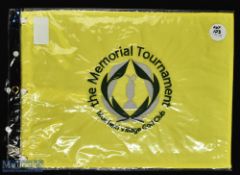 The Memorial Golf Tournament replica embroidered pin flag played at Muirfield Village Golf Club Ohio