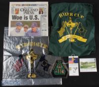 2004 Ryder Cup Oakland official items (6) Official "Grounds" ticket for the first day's play;