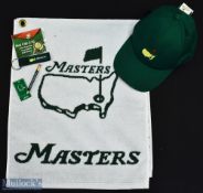 Collection of Official Masters Golfing Merchandise (5) to include Masters Made in USA green