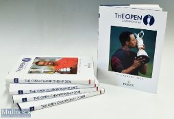 Open Golf Championship Annuals from 2005 onwards (5) issued by The Royal & Ancient Golf Club St