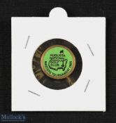 Original 1986 US Masters Golf Tournament Ball Marker - (won by Jack Nicklaus for the 5th time 20