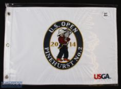 2014 USGA Open Golf Championship embroidered pin flag - played at Pinehurst over the No.2 course won