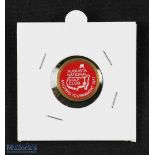 Original 1977 US Masters Golf Tournament Ball Marker - (won by Tom Watson for the 1st time) brass