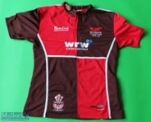 Scarlets Rugby Shirt made by Kooga, sponsored by WRW Construction, Short Sleeve, Size L, lots of