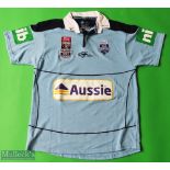 2010 NSW Blues State of Origin Rugby Shirt with short sleeves, Size L