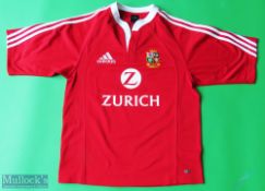 2005 The Lions New Zealand Tour Rugby Shirt made by Adidas, sponsored by Zurich, Short Sleeve,