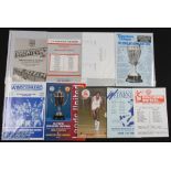 Selection of Manchester United FA Youth Cup match programmes home 1981/82 Sunderland (s/f); aways