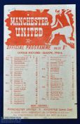 1944/45 Manchester Utd v Huddersfield Town war league north 1st September 1944, at Maine Road,