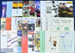 English Club Rugby Programmes, C-F (100): Fine wide selection, 1940s to 2000s, first class and