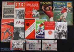 Collection of Manchester United memorabilia to include 1948 Soccer (April 1948) (United team on