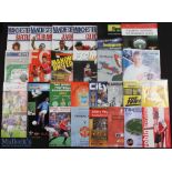 Manchester United away friendly match programmes, mainly pre-season 2002/03 Shelbourne, Aarhus,