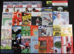 Manchester United away friendly match programmes, mainly pre-season 2002/03 Shelbourne, Aarhus,