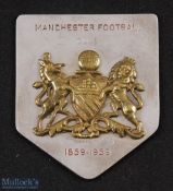 1959 Manchester RFC Crested Metal Car Radiator Badge: With elaborate Club crest, named & dated below