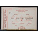 1954/55 Manchester United youth v Chelsea youth FAYC s/f, 18 April 1955 2nd leg, single sheet;