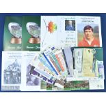 Mainly Irish Interest Rugby Miscellany (36): To inc Speakers' and Christmas Cards (many signed) by