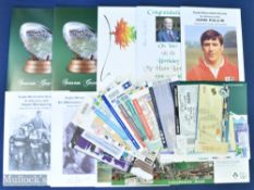 Mainly Irish Interest Rugby Miscellany (36): To inc Speakers' and Christmas Cards (many signed) by