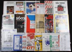 Manchester United away friendly match programmes, mainly pre-season 1987/88 Naestved, Halmia, B1903,