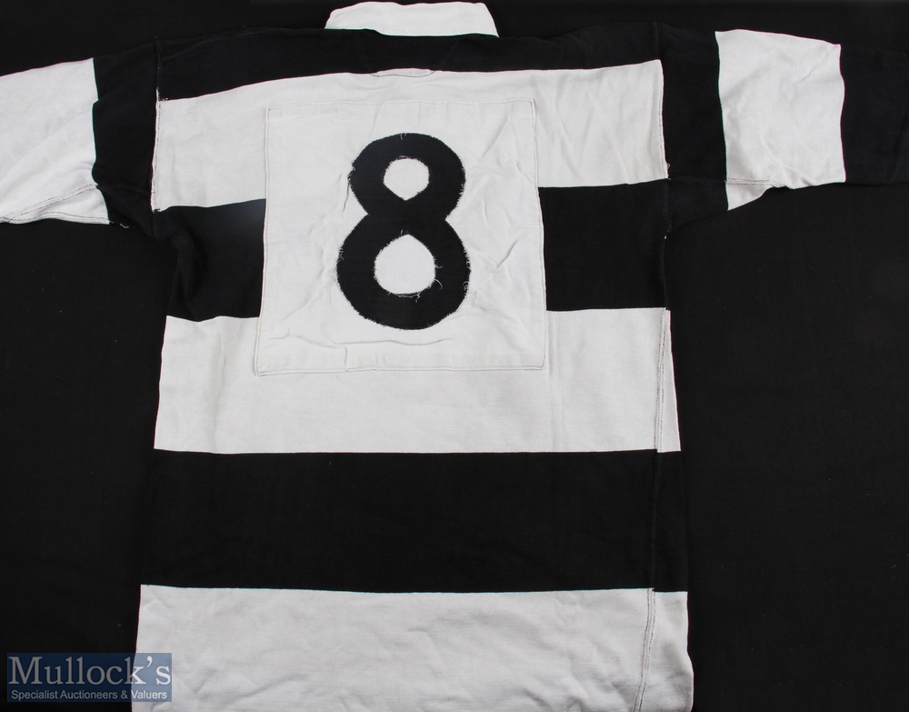 1970s The Late Mervyn Davies' No 8 Barbarians Rugby Jersey: Donated to the vendor via his friend Ray - Image 4 of 4