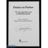 Ferenc Puskás (1927-2006) Autographed Page signed in ink to removed title page of 'Puskas on