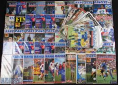 1980-2004 Rangers Football Programmes, a good collection with noted programmes of Rangers v Bayern