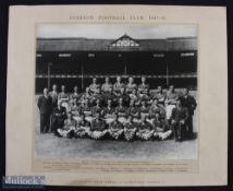 1947/48 Everton Football Club official team squad photograph mounted and suitable for framing;