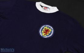 1971 Billy Bremner Scotland international match shirt v England (at Wembley 22 May 1971), dark blue,