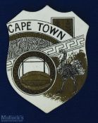 Very rare c19th Cape Town Baines Rugby 'Shield' Card: Larger than usual example, very clean and