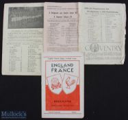 Old Bridgwater etc Rugby Programmes (4): A real vintage feel to these: probably early 1950s,