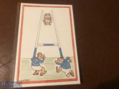 Rare Novara (Italy) Rugby Club Postcard: Commemorating their foundation in 1936. VG