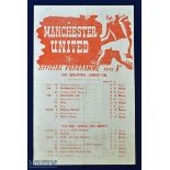 1944/45 Football League Cup North s/f Manchester Utd v Chesterfield 5 May 1945 at Maine Road, single