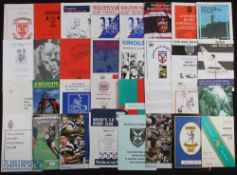 Scottish Club Rugby Programmes, H-W (65+): Fine wide selection, 1970s to 2000s, first class and well