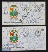 1989 Signed Transvaal Rugby Union Centenary First Day Covers 'B' (2): VG covers with 66