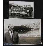 1965 Division 1 Manchester United (Champions) team group b&w 6 1/4" x 4 1/2" photograph with Matt