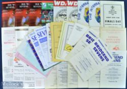 Rugby Sevens Programmes in Wales (47): At all levels, to inc (with a little duplication) IRB World