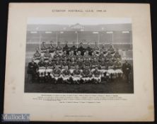 1949/50 Everton Football Club official team squad photograph, mounted and suitable for framing;