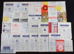 1959-1974 Non-League Football Programmes, with noted programmes of Barking v Hounslow Town,
