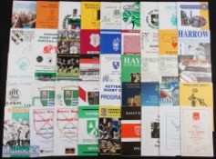 English Club Rugby Programmes, G-K (c.80): Fine wide selection, 1960s to 2000s, first class and well