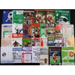 Manchester United away friendly match programmes, mainly pre-season 2000/2001 Celtic, Dusseldorf