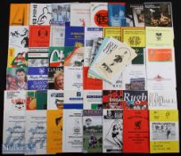 Scottish Club Rugby Programmes, A-G (50+): Fine wide selection, 1970s to 2000s, first class and well